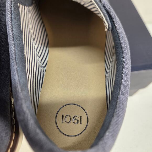 1901 Joseph Chambray Washed Canvas Lace-Up Oxfords Shoes Blue Men\'s Size 7M NWOT main image 6